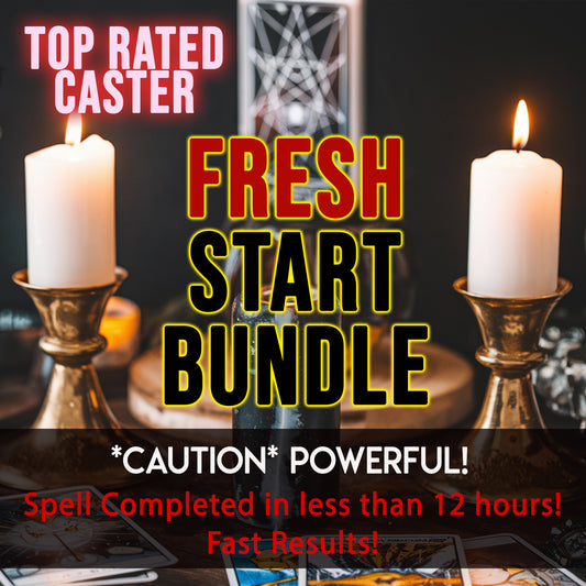 Fresh Start Bundle – Cleansing Spell + End Misfortune Spell + Road Opener Spell