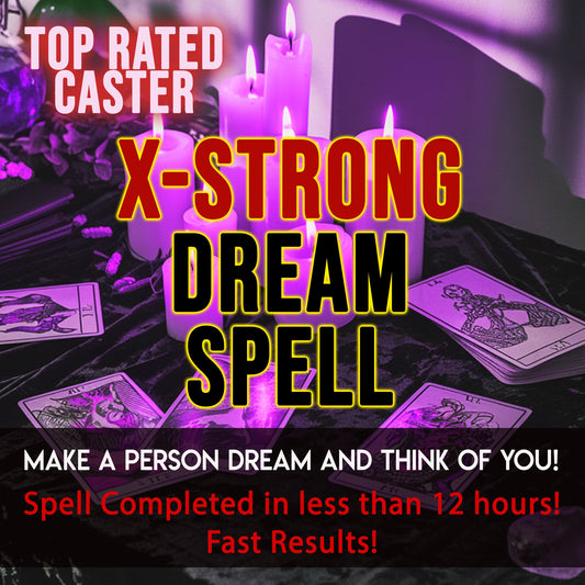 Dream Spell EXTRA STRONG Control Their Dreams & Thoughts About You, Obsession, Love, Attract them, Seduce them, Jealousy, Hypnotize